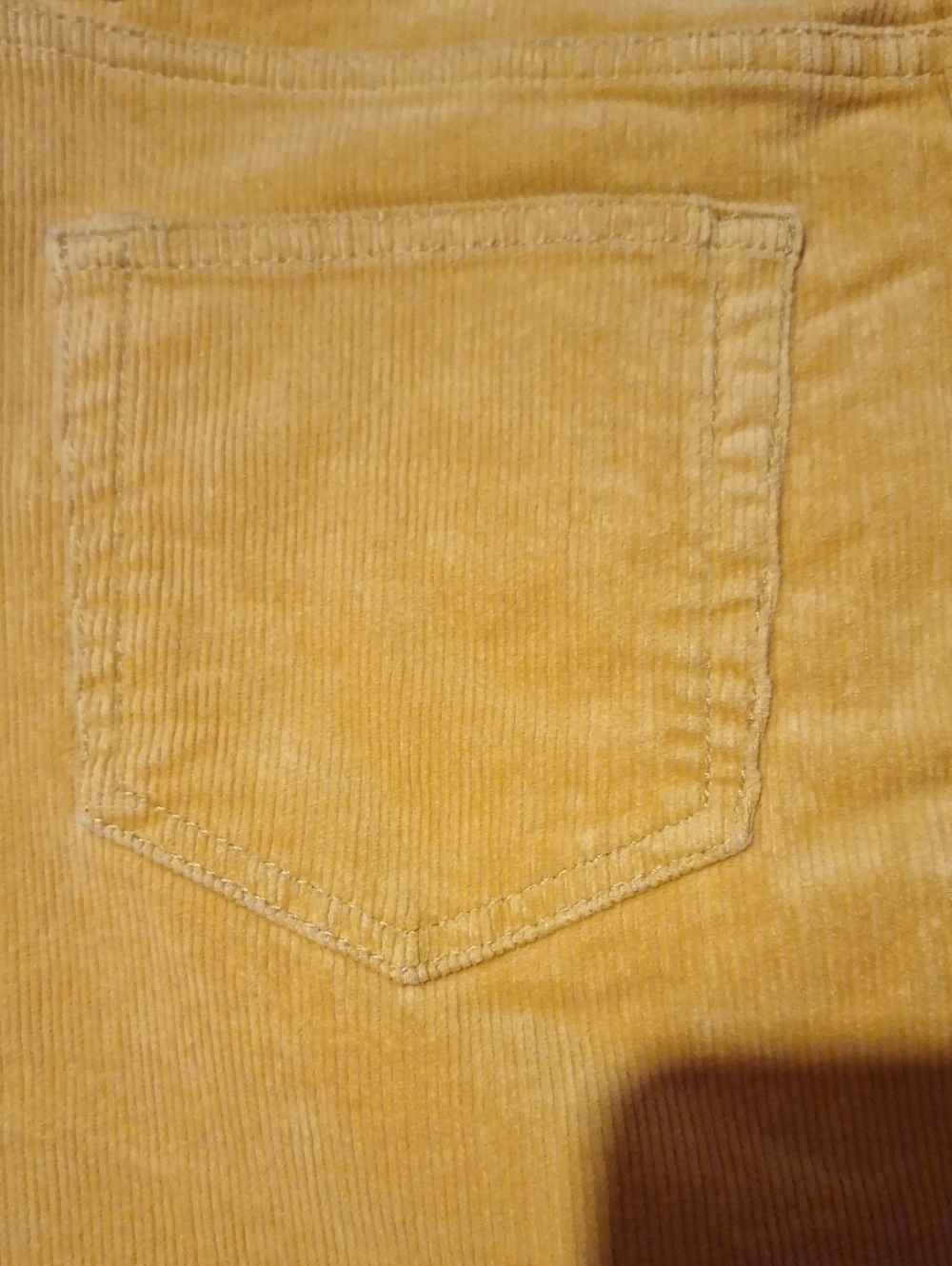 NOBO Mustard Yellow Button-Front Corduroy Mini Skirt - Picture 5 of 5
